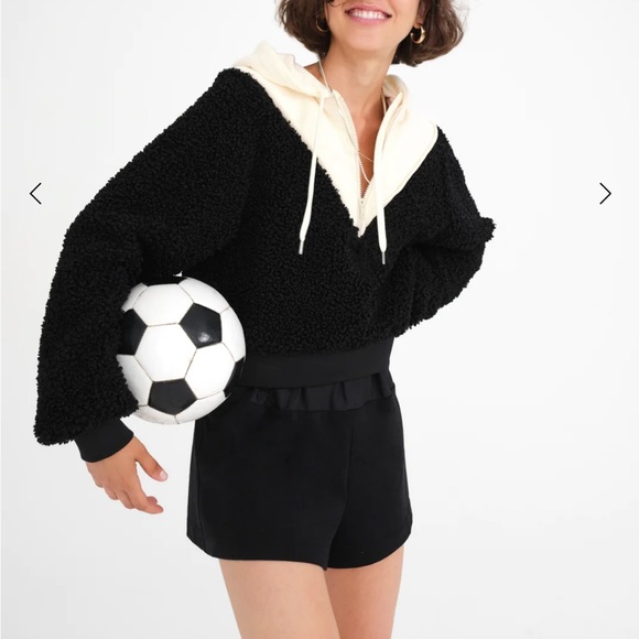 For Love & Lemons Sherpa Half Zip - Picture 1 of 9